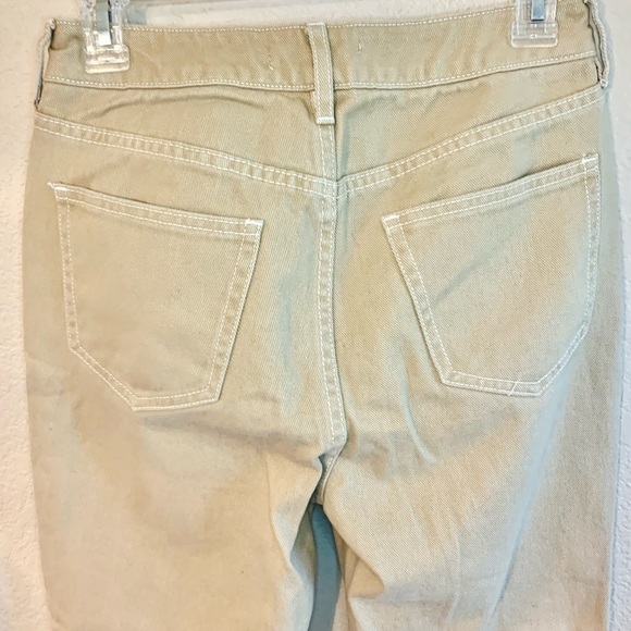 PacSun Denim Pants Sz 25 Camel Tan Straight Leg 100% Cotton 5 Pockets Jeans - Picture 9 of 15